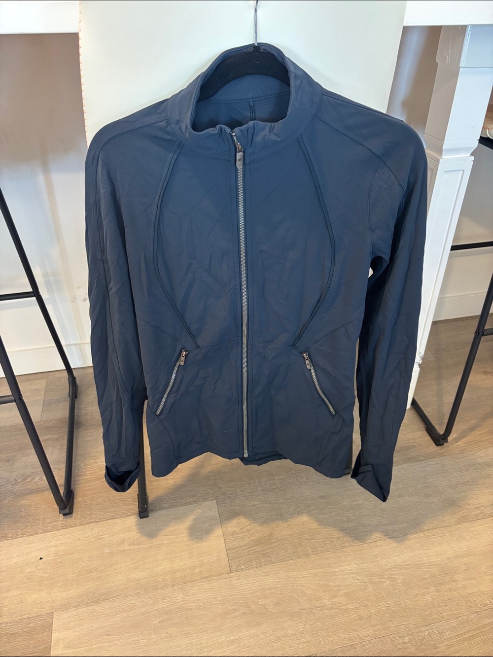 lululemon athletica Navy Zip-Up Lightweight Jacket